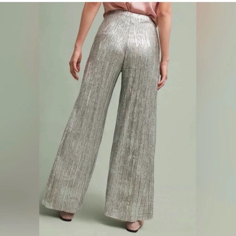 Elegant Silver Women's Pants - Picture 2 of 3